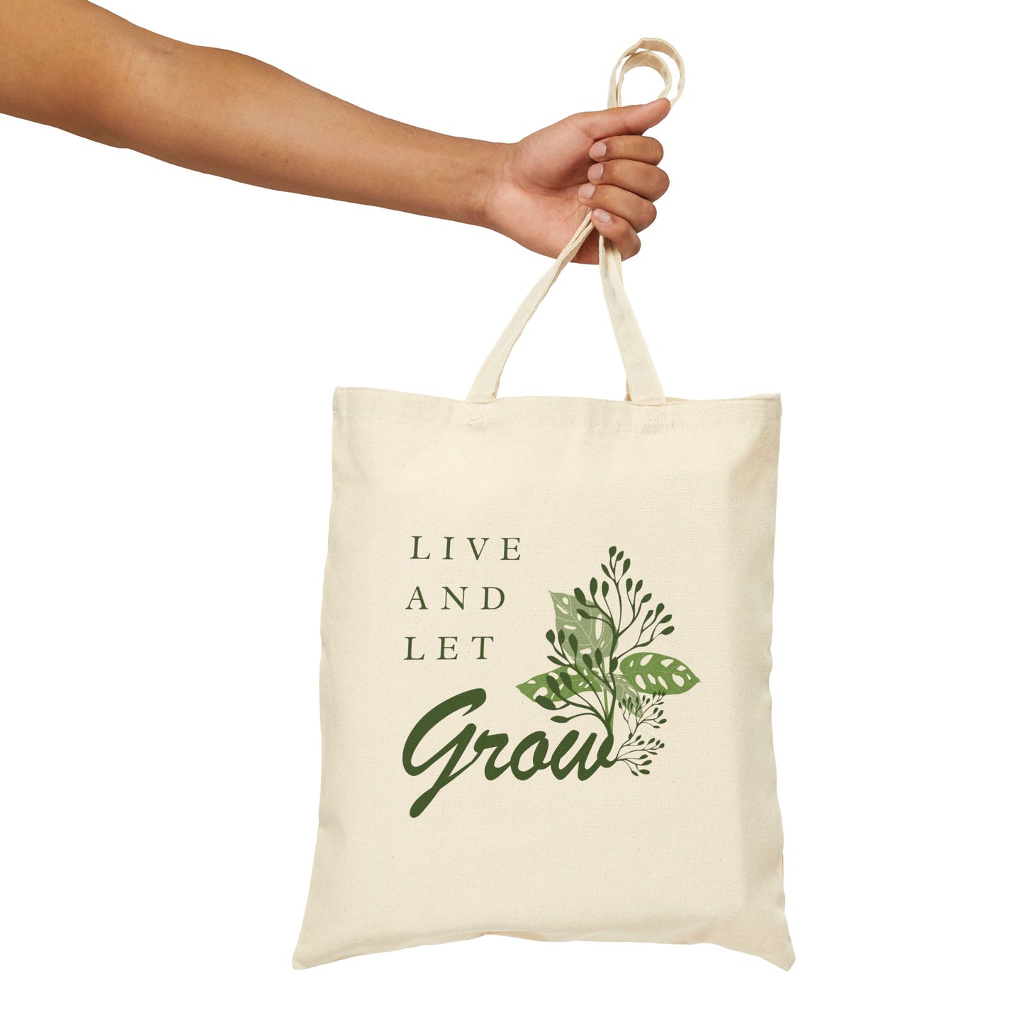 'Live and Let Grow' Tote Bag