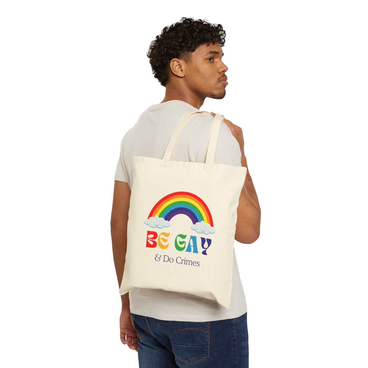 'Be Gay and Do Crimes' Tote Bag