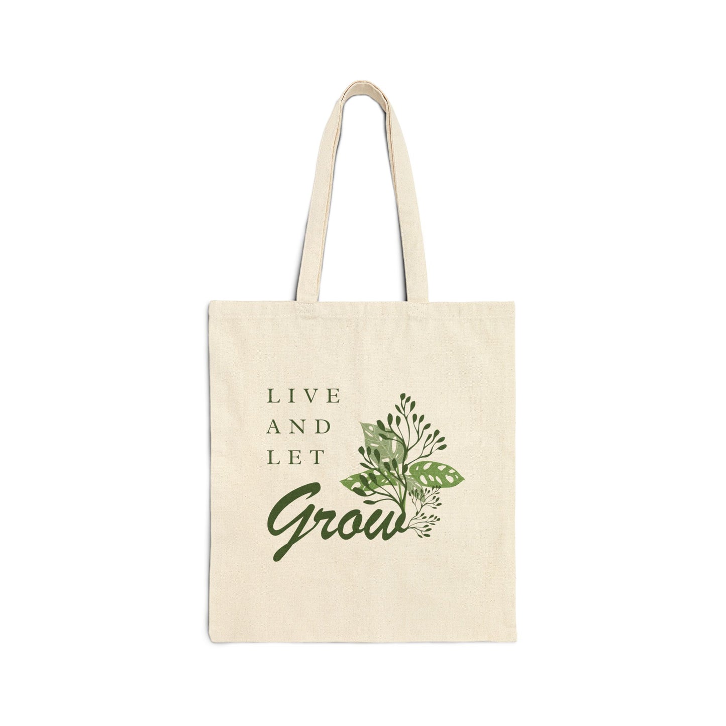 'Live and Let Grow' Tote Bag