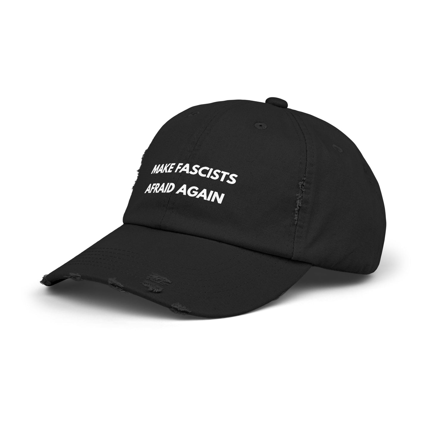 'Make Fascists Afraid Again' Distressed Hat