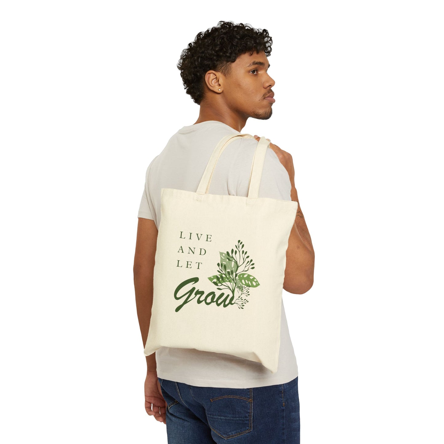 'Live and Let Grow' Tote Bag